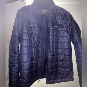 Patagonia navy blue kids jacket size xxl